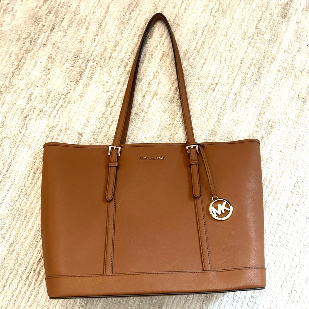 Michael Kors Saffiano Leather Tote Bag